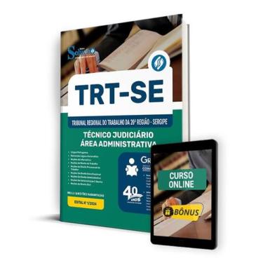 Imagem de Apostila TRT-SE 2024 - Técnico Judiciário - Área Administrativa - Edit
