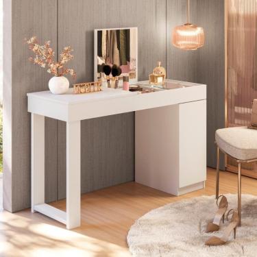 Imagem de Gabinete Toucador Luxure Branco Fosco