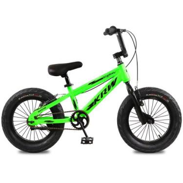 Imagem de Bicicleta KRW Infantil Aro 16 BigBoy Menino Aço Carbono Freio V-Brake 