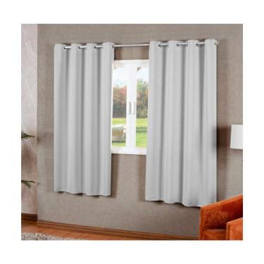 Imagem de Cortina Blackout Em Tecido 2m Blecaute Bloqueia Corta Veda Luz Retem o