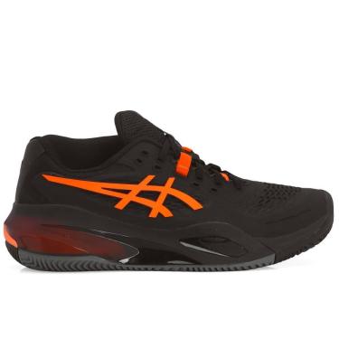 Imagem de Tênis Asics Gel Resolution X - Clay - Preto e Laranja
