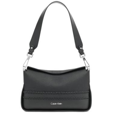 Imagem de Calvin Klein Bolsa de ombro Fay, Lona preta, One Size