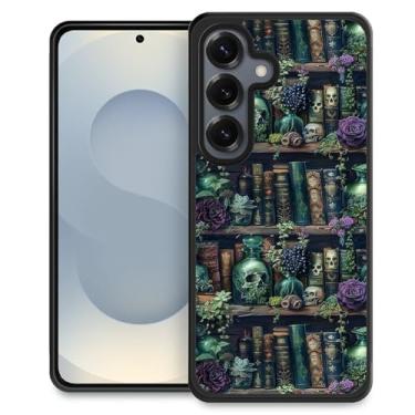 Imagem de DAIZAG Capa compatível com Samsung Galaxy S25, placa de xadrez de flor de crânio, antiqueda, à prova de arranhões, capa protetora com padrão personalizado para Samsung Galaxy S25 de 6,2 polegadas