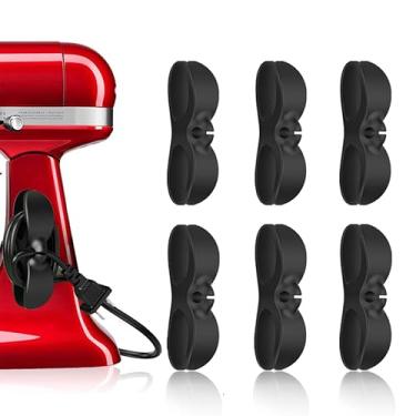 Imagem de INNAD 6 Peças Organizador De Cabos Para Eletrodomésticos De Cozinha, Enroladores De Cabos De Eletrodomésticos, Protetor De Cabos Enrolador De Cabos Suporte De Cabos Enrolador De Cabos Para Eletrodom