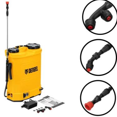 Imagem de Pulverizador Agricola Costal À Bateria 16 Litros 12v 8ah Denzel