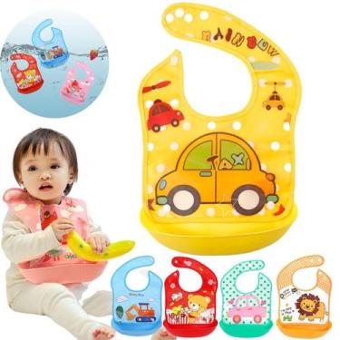 Imagem de Babador Avental Papinha Bebê Impermeável Blw Migalhas Infant - PDIMPOR