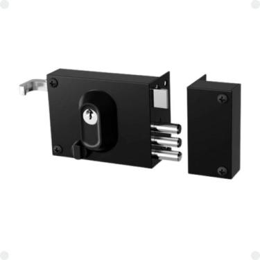 Imagem de Fechadura Portão Sobrepor Pino Triplo Com Trava Segurança - AGL