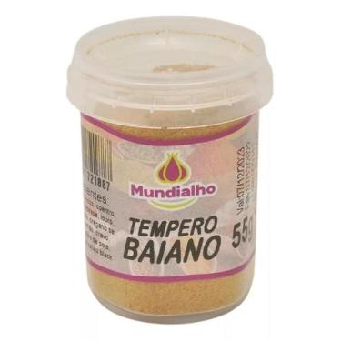 Imagem de Tempero Baiano Pó Pote Mundialho 55g
