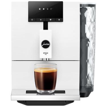 Imagem de Máquina de Café Expresso com Visor em Led, Intensidade e Volume do Café Programáveis, 110V 1450W, Jura ENA 4 Full Nordic, Branca