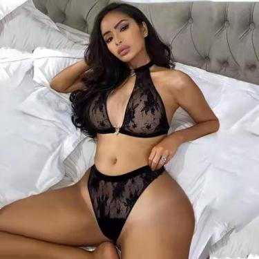 Imagem de Conjunto lingerie sensual - Sutiã e calcinha, rendas sexy - Master