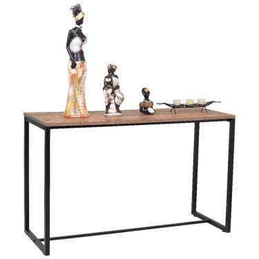 Imagem de Aparador Para Sala De Jantar Estilo Industrial Preto Fosco