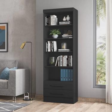 Imagem de Estante para Livros 2 Gavetas 183x61,6cm