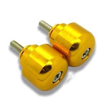 Imagem de MIT Motors Plugues de guidão GTSpeed para motocicletas Gold Bar Ends de 2,2 cm - Compatível com Honda (leia a descrição do produto para especificação de modelo e ano)