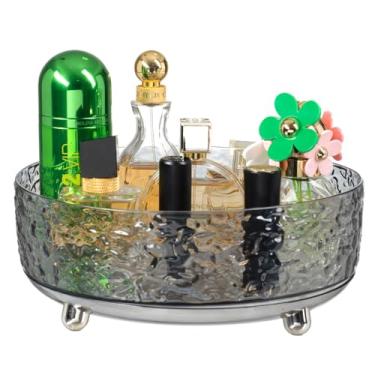 Imagem de Bandeja Giratória Decorativa Organizador Maquiagem Banheiro 269 / Cinza