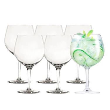 Imagem de Jogo 6 Taça de Gin Degustação Vidro Transparente G4U Class Home 630ml