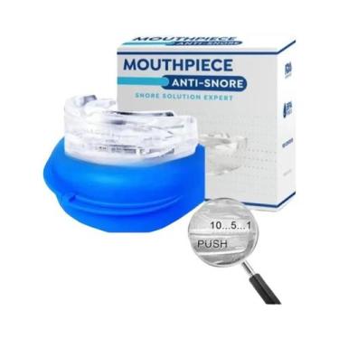Imagem de Protetor Bucal Anti-Ronco Ajustável para Bruxismo - Melhora o Sono, Az