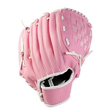 Imagem de Luva de beisebol para crianças/jovens/adultos desportos ao ar livre jovens adultos mão esquerda treino prático softball luvas bola acessórios desportivos para proteção de mão