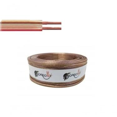 Imagem de Cabo Polarizado Bicolor Cristal 2x0,50mm 100 Metros