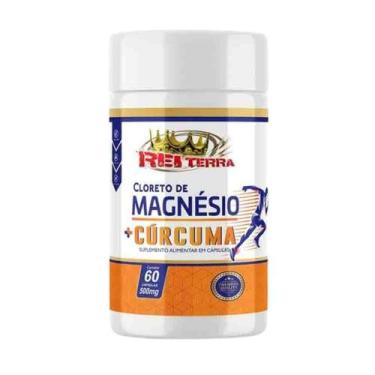Imagem de Cloreto de Magnésio  Cúr cu ma 60 Cápsulas  Rei Terra, sem sabor