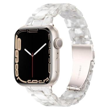 Imagem de Pulseira Leve e Fina de Resina HOPO para Apple Watch (Séries 1 a 8)