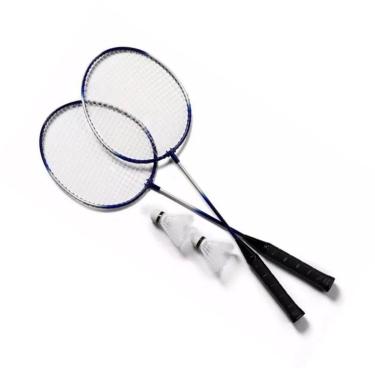 Imagem de KIT 2 RAQUETES BADMINTON PETECAS E BOLSA-Unissex