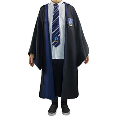 Imagem de Robe Harry Potter – Capa de vestuário de mágico oficial autêntico – Tamanho adulto e infantil – Cineréplicas, Ravenclaw, Kids 8y to 10y (XS)