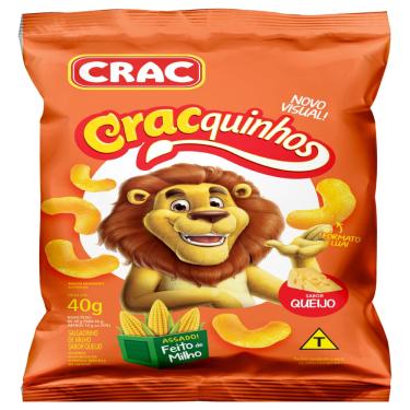 Imagem de Salgadinho de Milho Cracquinhos Queijo 40g - Crac
