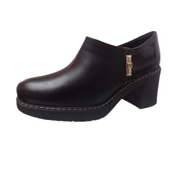 Imagem de Piccadilly Sapato Feminino Ankle Boot, Couro Sintético Preto, Salto Bloco (Preto, BR, Adulto, Numérico, 36)