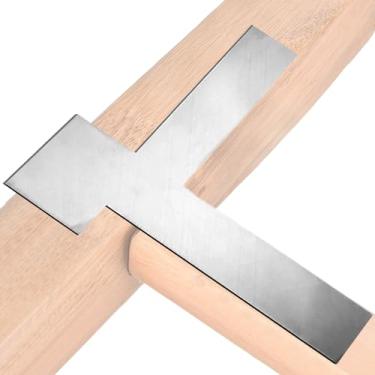 Imagem de Esquadro De 90 Graus | Transferidor Raspador De 90 Graus,Nível De Medição De Ângulo Reto De Precisão Para Raspagem, Inspeção De Paredes, Alvenaria, Pintura, Reparo De Reboco, Carpintaria,