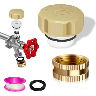 Imagem de Boltigen Kit de reparo de disjuntor a vácuo, kit de reparo ASSE 1019-A para torneira externa sem geada, substituição do babador de mangueira com tampa de torneira externa de 3/4GHT para válvulas