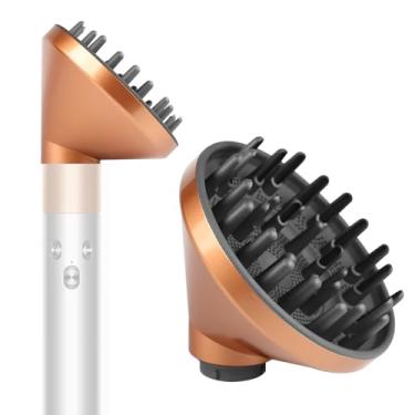Imagem de BVACUMHEAD Acessório Difusor Atualizado Para Dyson Airwrap, Convertendo O Modelador Airwrap Em Secador De Cabelo, Bico, 973365-01 (Cobre Rico)