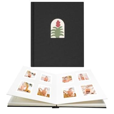 Imagem de Vienrose Mini Álbum De Fotos Com 104 Bolsos, Compatível Câmeras Instantâneas 12, 11, 9, 8, 90 E 25 Polegadas, Polaroid Snap Pic-300, Filme Kodak 3 Cinza Escuro, Kzcy-Pld-104K-Dgy