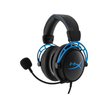 Imagem de Headset Gamer HyperX PC e Mobile 7.1 USB P2 - Cloud Alpha S Blackout, 