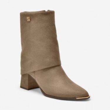 Imagem de Bota Via Marte Capa Feminina Bege-Feminino