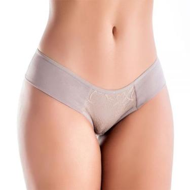 Imagem de Tanga Dupla Renda Areia em Algodão Egípcio - Ahavá Store, M, Areia