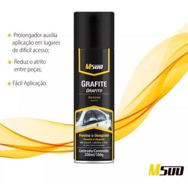 Imagem de Grafite spray m500 200ml - Baston