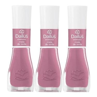 Imagem de Kit 3 Esmalte Dailus Color Cor Meia de Seda com 8ml