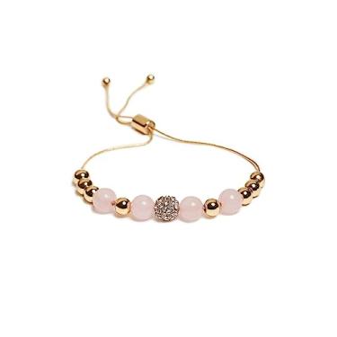 Imagem de GUESS Factory Stardust Pink Beaded Bracelet