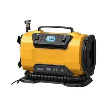 Imagem de Compressor de Ar Portátil 110V-230V AC/DC - Bomba Inflável para Pneus 