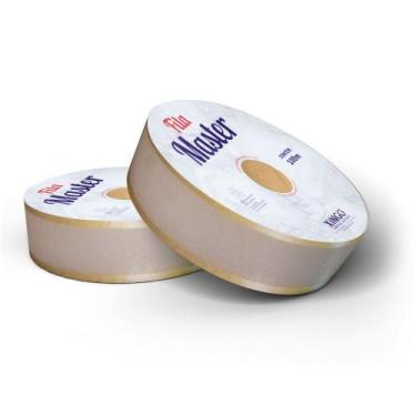 Imagem de Fita Master Decorada 3D Ouro Nude 32mm x 100m, Xingó. - Xingó Embalage