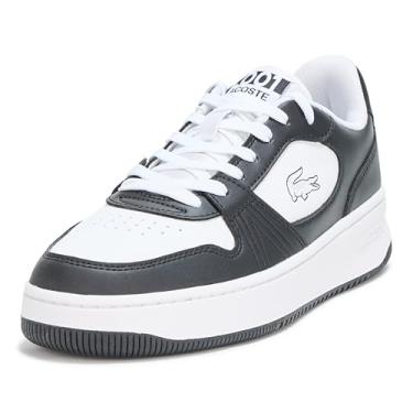 Imagem de Lacoste Tênis infantil unissex L001, Preto e branco, 18