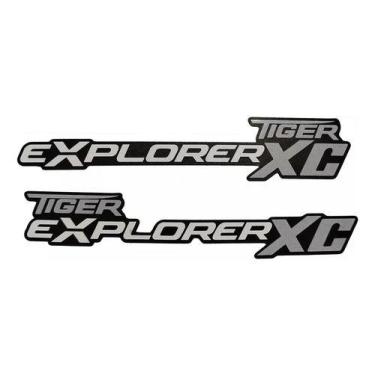 Imagem de Par De Adesivos Compatível Com Tiger Explorer Xc Tg034 - SPTS