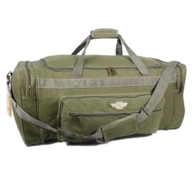 Imagem de Bolsa de Viagem Lona Reforçada 75l Denlex DLSA0137, Verde estonado