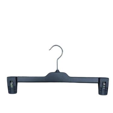 Imagem de Cabide Adulto c/clips 30 cm Fosco - 2048 - IOPLAST, Preto, 100 peças