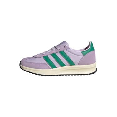 Imagem de adidas Tênis feminino Run 70s 2.0, Lavanda gelada/verde cortês/ameixa em pó, 34