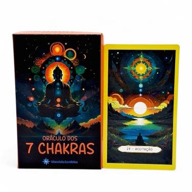 Imagem de O Óraculo 7 Chakras Espiritual 49 Cartas Plástificadas