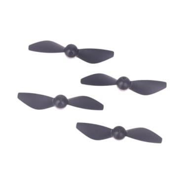 Imagem de Almencla 4 peças de hélice de helicóptero RC, peça de reposição para avião de brinquedo, modelo preto
