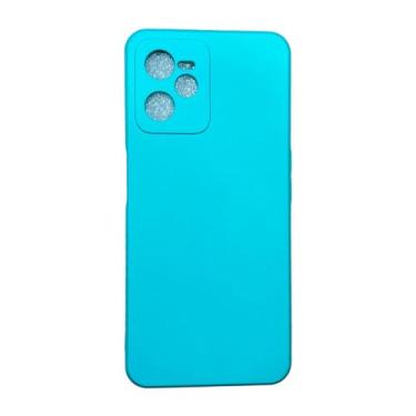 Imagem de Capa Realme C35 Silicone Aveludada Protege Câmera Colorida Capinha Ant