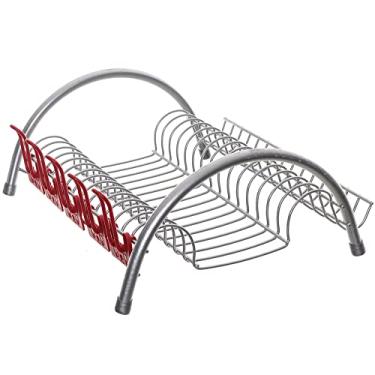 Imagem de Escorredor de Pratos Aramado Arco Metalic com Vermelho