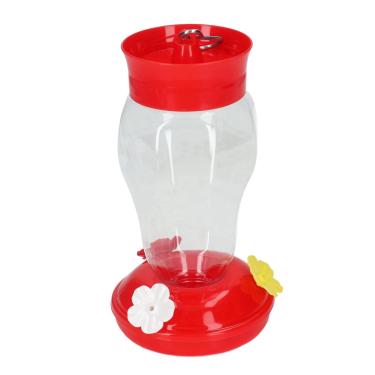 Imagem de Alimentador de Beija-flor Pendurado, Portátil, Carregamento Seguro, Alimentador de Beija-flor de Jardim, 3 Portas, Decoração de Jardim, Gancho de Ferro para Condado (Estilo 2)